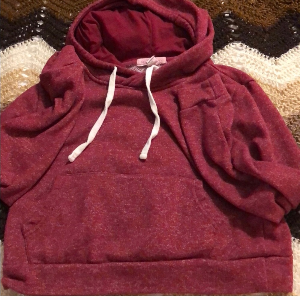 FOREVER 21 Cropped Hoodie